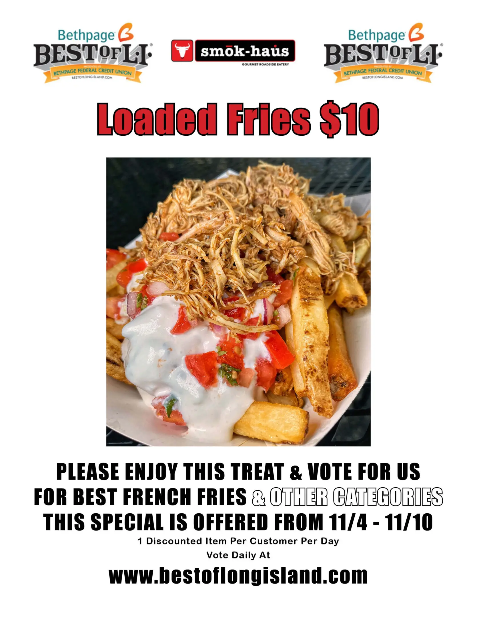 Loaded Fries Special This Week Only Smok-Haus